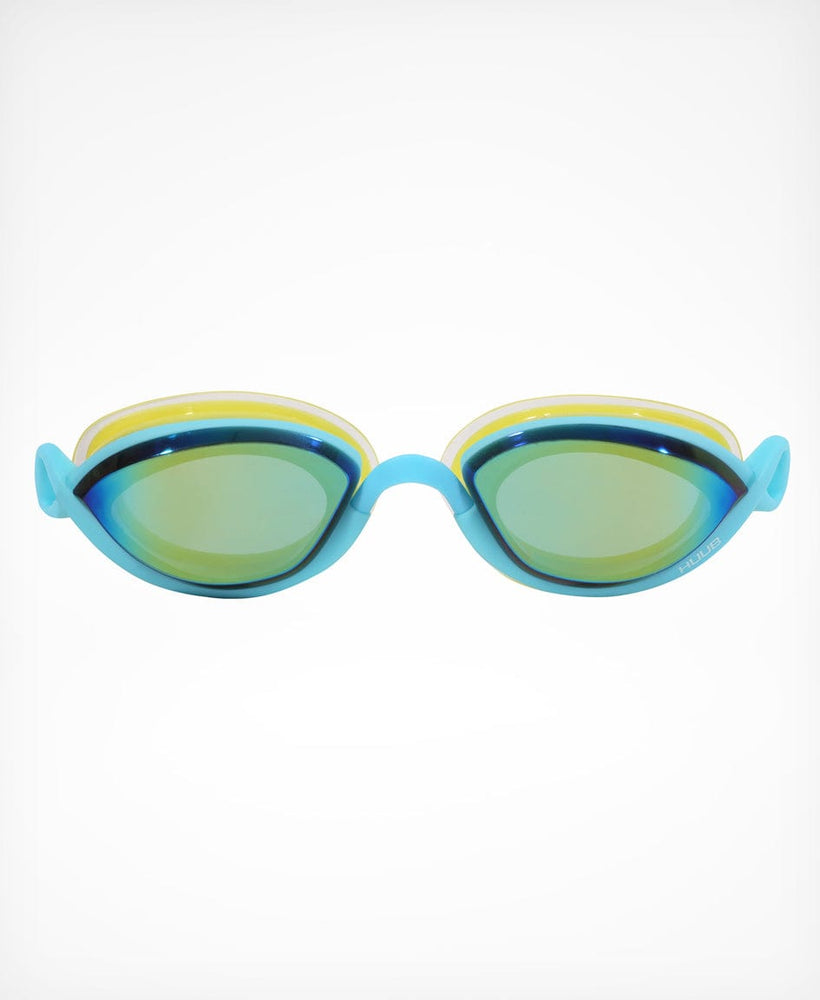HUUB Goggles Pinnacle Air Seal Goggle - Aqua/Fluo Yellow I DEMO DEMO_A2-PINNAQ